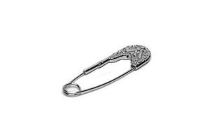 Silver Royal Safety Pin Brooch - Antoni Manuel