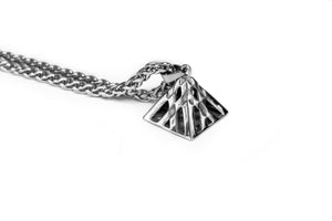Silver Pyramid Pendant Chain - Antoni Manuel