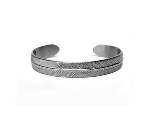 Silver Roman Cuff Bracelet - Large - Antoni Manuel