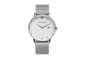 White Stainless Steal G.Miller Classico Metal Strap Watch - Antoni Manuel