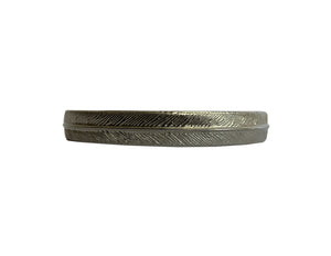 Silver Roman Cuff Bangle - Small